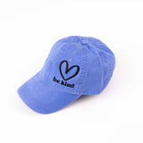 Embroidered Be Kind Heart Canvas Hat